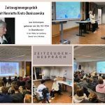 Die Zeitzeugin Henriette Kretz-Daniszewka im Gespräch mit den Schülerinnen und Schülern der PPC.